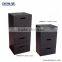 Home storage, fuax leather storage drawers chest mock croc collection