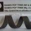 Grey colour Polyester knitted plain elastic ribbon