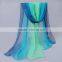 Rainbow Scarf Ombre Women Fashion Chiffon 160*50 Scarfs Ladies Scarves Pashmina Shawls