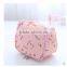 cosmetic bag material colorful fashion hot sale travel cosmetic bag