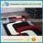 Geometric design cut pile hand tufted anti-slip area rug for living room
