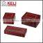Exquisite wooden lacquer jewelry display box