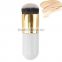 Newest private label facial cleansing oval cosmetic brush set makeup wholesale
