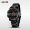 WEIDE WH1009B-2 Luxury Analog-digital LED Display Classic Quartz Watch Men's Quartz Wrist Military Watch, 24-hour Dispatch