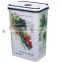 6pcs plastic food stacked container GL9010-B