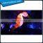 Beautiful hanging inflatable hippocampus inflatable sea horse model with led light