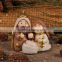 Resin nativity small decor religious figurines