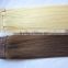 Double drawn virgin remy human hair weave halo hair extensions, flip in hair extension