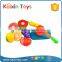 Funny Cooking Toys Miniature Kids Plastic Cut Fruit Set