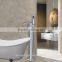 Floor Standing Bathroom SPA Water Mixer with Brass Hand Shower