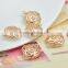 New Style Gold Plated Brass Filigree Diamond Hollow Lockets Jewelry Pendant