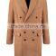 Latest design double breasted custom tailored overcoat for men