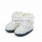 Newest Design Custom Warm Baby Fuzzy Fleece Shoe Sock, Fashion Children's Shoes Cheap Baby Walker Boots For Winter