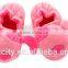 fashion soft sole fabric kid shoe with dog's head design