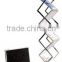 Portable folding collapsible A4 PS display rack