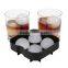 OEM Ice Cream Tools 4 cavities perfect sphere silicone ice ball cube tray