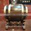 Portable 5L mini electric wooden barrel beer dispenser