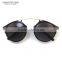 Shinny Gold Metal Brow Bar Sunglasses Women Designer Sunglasses Fashion Summer Style Black /Demi Havana Color 6604C
