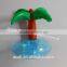 Plastic Inflatable palm tree cup holders