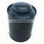 round double lid tea tin can,high quality tin cans for matcha green tea powder storage,black round tin jars