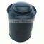large round black metal jars,black tin can for coffee tea,custom chocolate candy tin can
