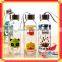 Glass coffee cup for childrens drinking glass cup for coffee glass cup with metal cap