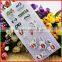 glass bottle decorative puffy sticker/foam sticker customed