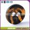 Two hole custom designer button with eyelet