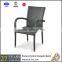 Aluminum White rattan cube garden furniture