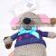 Custom Made Factory Stuffled Animal Grey Mouse Rat Knitted Plush Toys