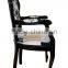 Factory Price Cheap Antique Solid Wood Hotel Furniture Louis Chair Wooden Chair