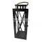 Glass Stainless steel Lantern with rope handle