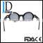 round matte black retro sunglasses