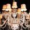 glass crystal candelabra lights for wedding decorations