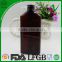 custom made 300ml PET hair oil plastic bottle with Pp screw cap