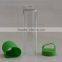 Colorful borosilicate glass water bottle travel bottle with plastic lid silicone sleeve handmade drinking ware 500ml