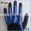 BSSAFETY oil resistant double palm coated latex glove for mechanic