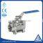 stainless steel 304/316L 3pc inter thread ball valve