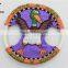 No.1 Yiwu Exporting Commission Agent Wanted Cartoon Flying Disc Shaped Canvas Pet Toy For Cat