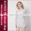 Wholesale fashion stock white long sleeves sexy dress women jumpsuits