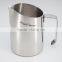high-grade lattes cappuccino coffee mirror polish stainless steel milk jug