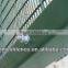 pvc coated green vinly airport bend welded wire mesh security fence for yard guard