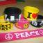 245*22mm custom logo silicone slap band