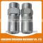 carbon steel grease coupler with zinc plated BSPT1/8-28