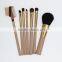 7pcs portable makeup brush set with box Natural hair Powder eye shadow brush cosmetic tools