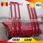 double use 3 axle low loader low bed trailer for sale