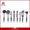 Cooking utensil with metal holder with kitchen tools set