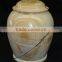 NATURAL STONE TEAKWOOD MARBLE URNS