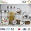 High quality glass kitchenware seasoning bottle pasta storage canister jar
