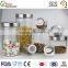 High quality glass seasoning salt pepper canister storage jar sets